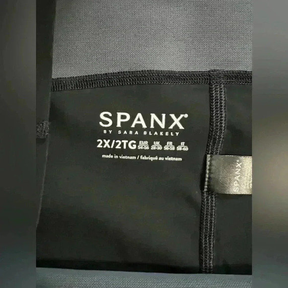 NWT Spanax Women’s EveryWear 7/8 Very Black Leggings - Size 2XL - Picture 5 of 5